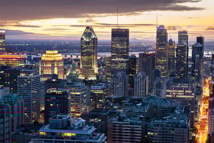 View of Montreal downtown